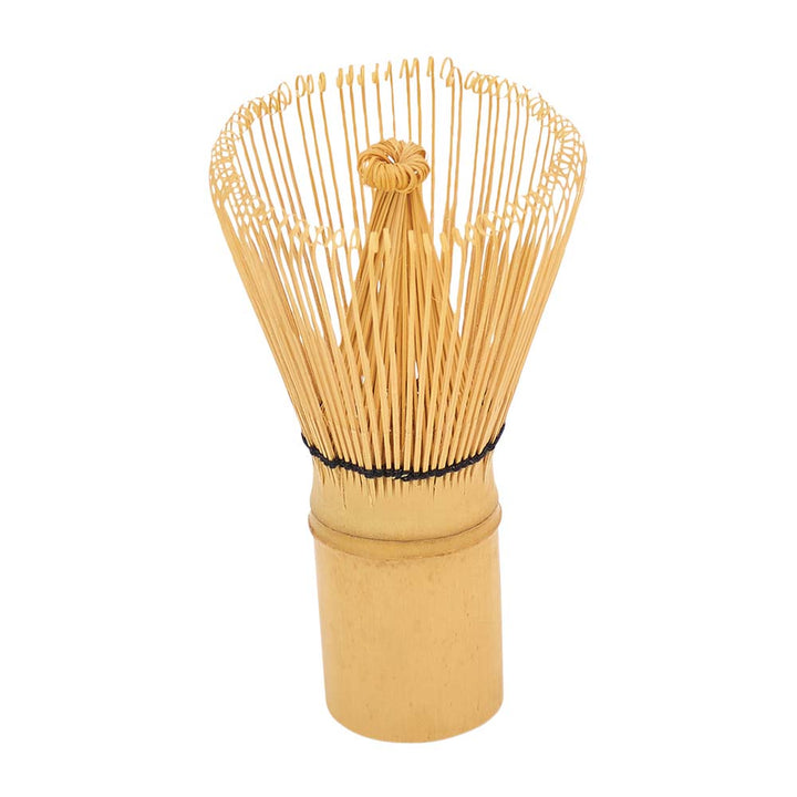 Bamboo whisk on a white background