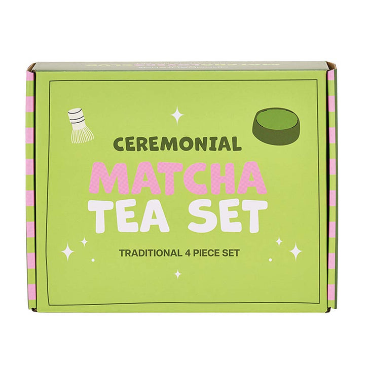 Ceremonial Matcha Tea Set packaging on a white background