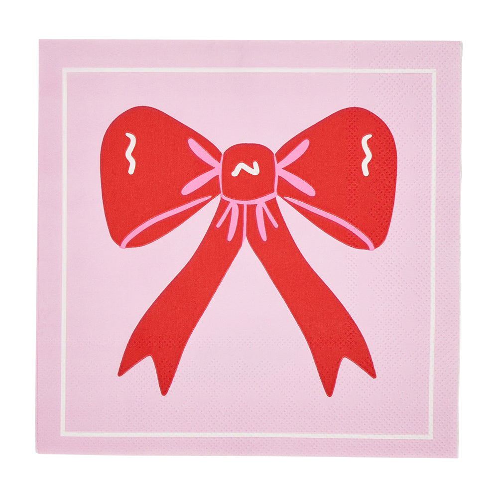 Annabel Trends Paper Napkins bow and cherries