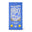 Blue pickleball paddle set packaging with white patterns and illustrations.