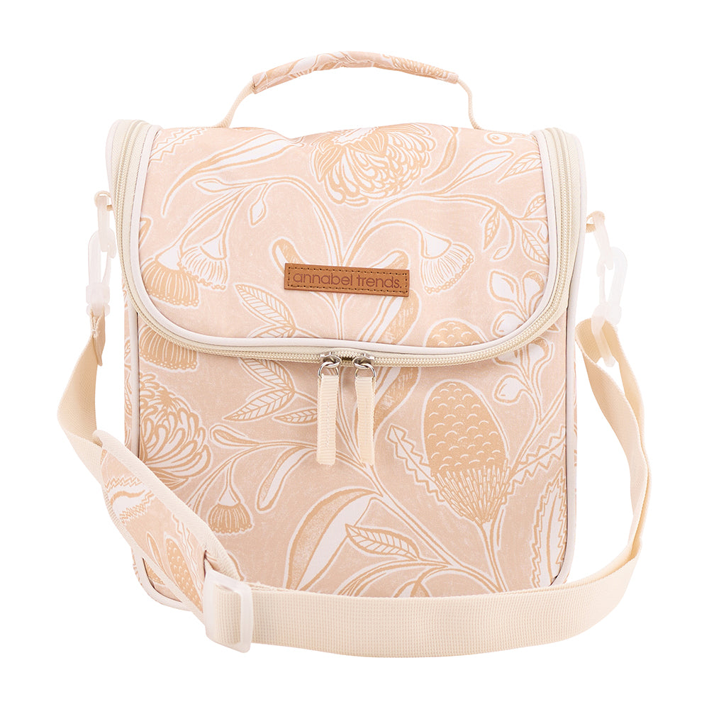 Annabel Trends Picnic Cooler Lunch bag in Trailing Natives Tan