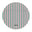 Round picnic mat with pink and green striped pattern on a white background