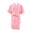 Pink robe on a white background