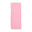 Pink towel with white border on a white background