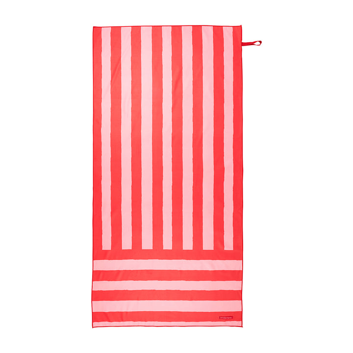 Annabel Trends Sand Free Beach Towel in Red Stripe