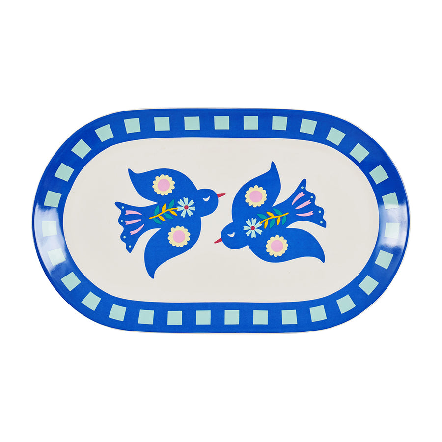 Annabel Trends Serving Platter - Fiesta Bird
