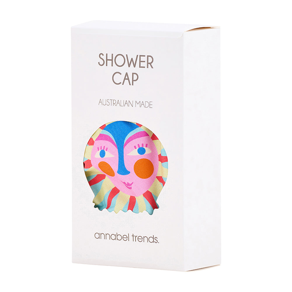 Annabel Trends Cotton Shower Cap in Fiesta design by Rachel Lee