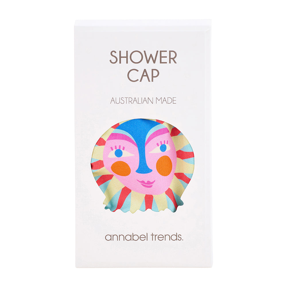 Annabel Trends Cotton Shower Cap in Fiesta design by Rachel Lee