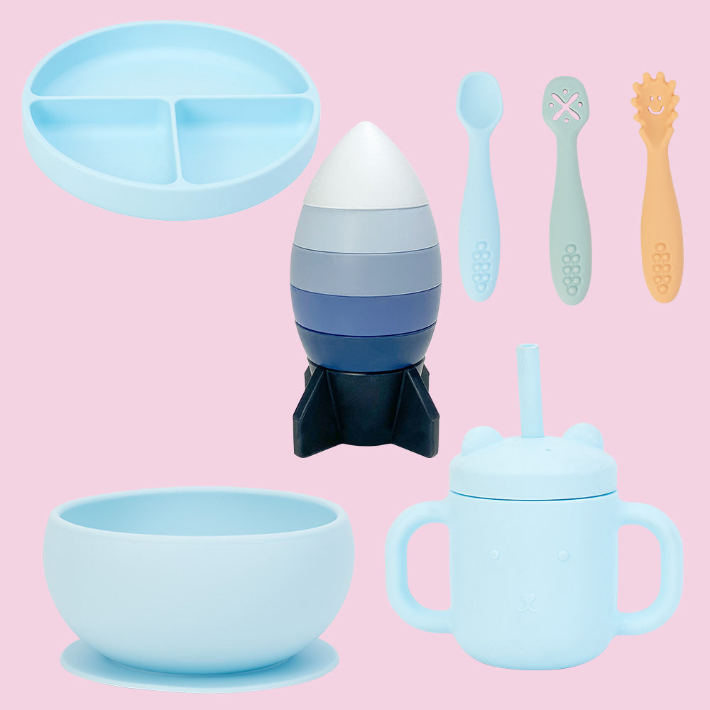 Silicone kids bundle - blue