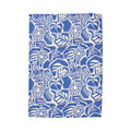 Blue and white patterned Linen cotton tea towel