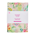 Floral rectangular tablecloth packaging with 'annabel trends' branding on a white background