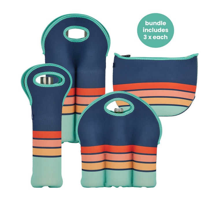 Neoprene Bundle - Navy Sunrise