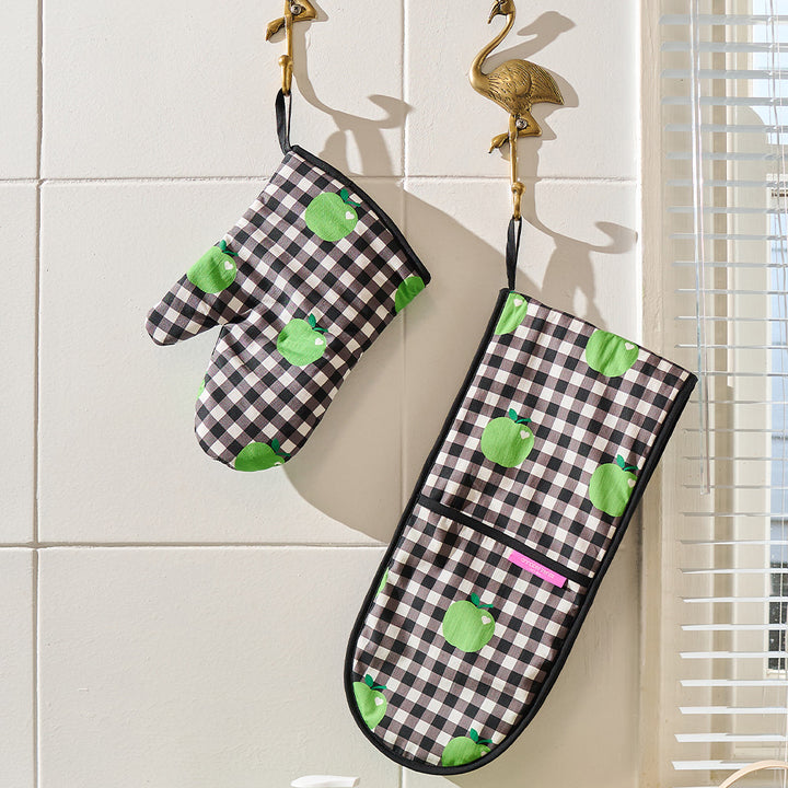 Double Oven Mitt - Cotton - Annie's Apples