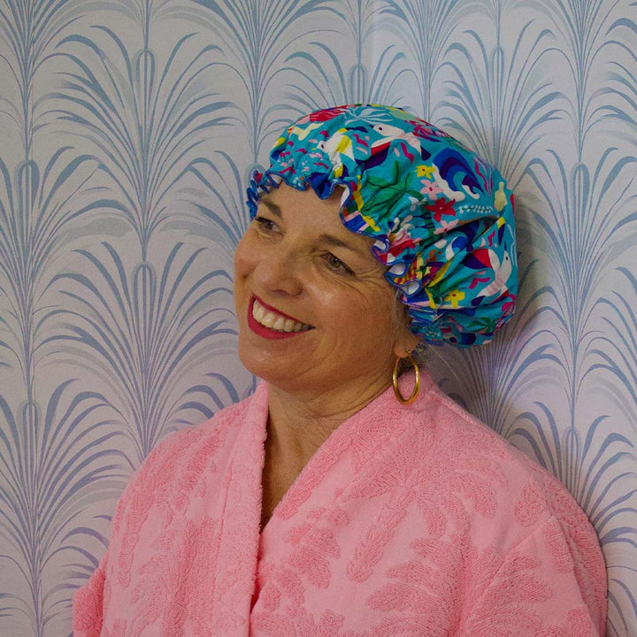 Shower Cap - Cotton - Aussie Summer