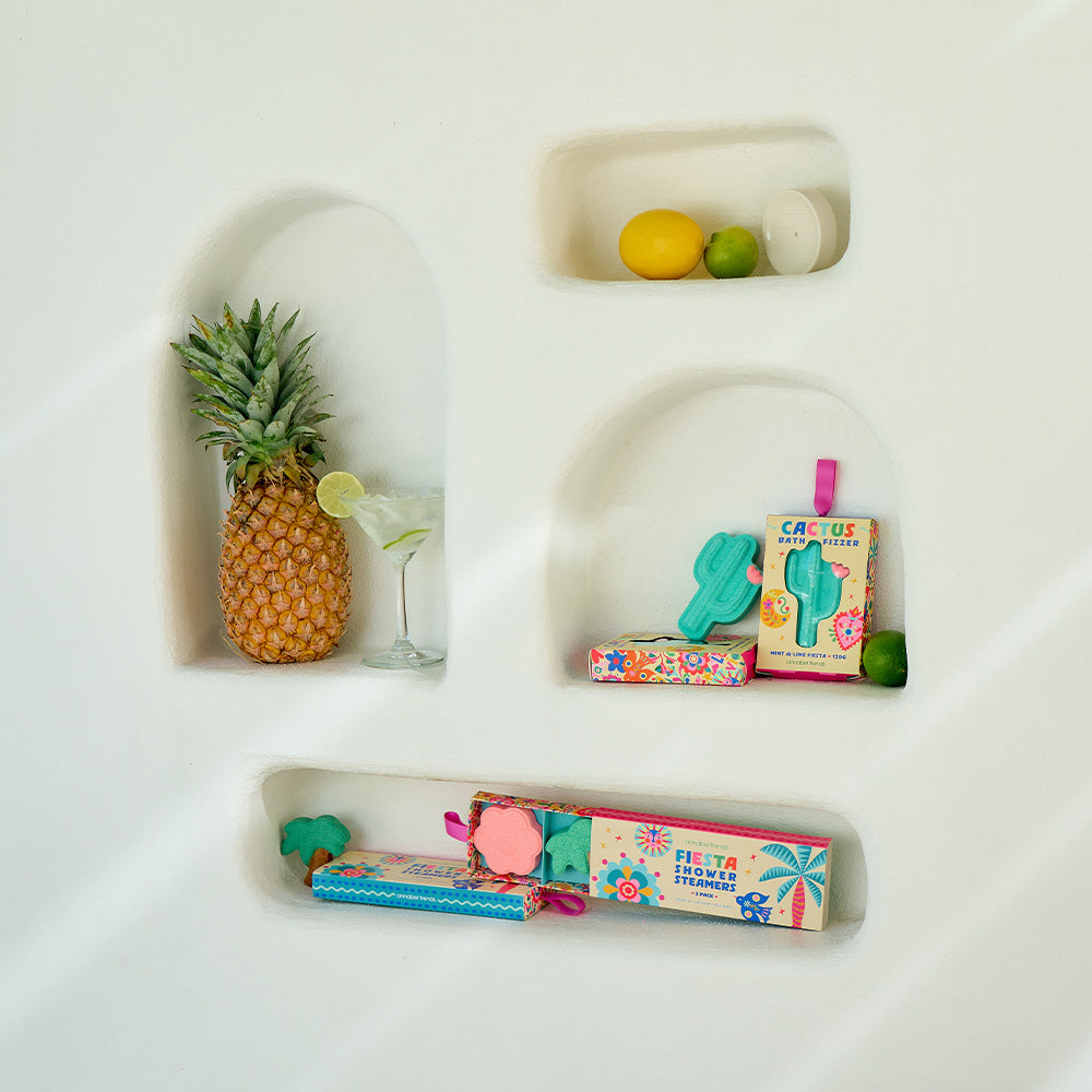Annabel Trends Cactus Bath Fizzers and Fiesta Shower Steamers