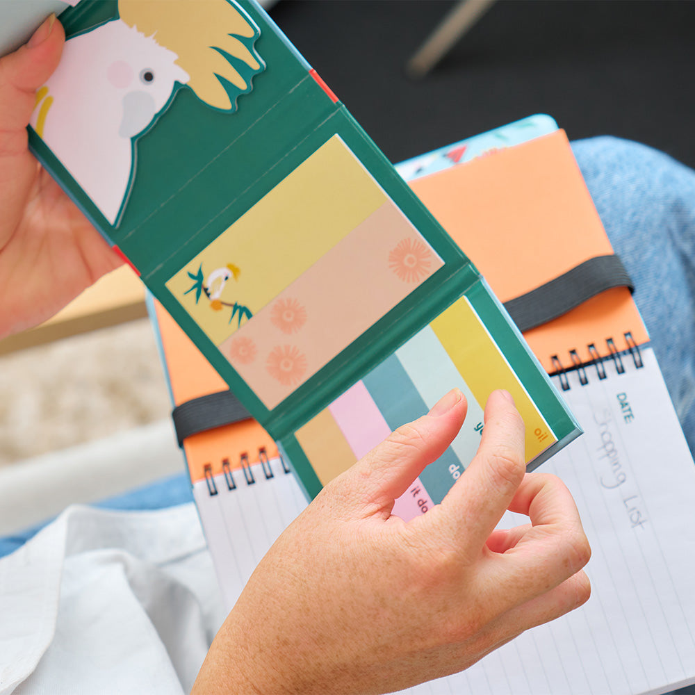 Annabel Trends cockatoos sticky note set 