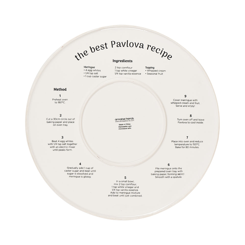 Annabel Trends Pavlova Serving Plate