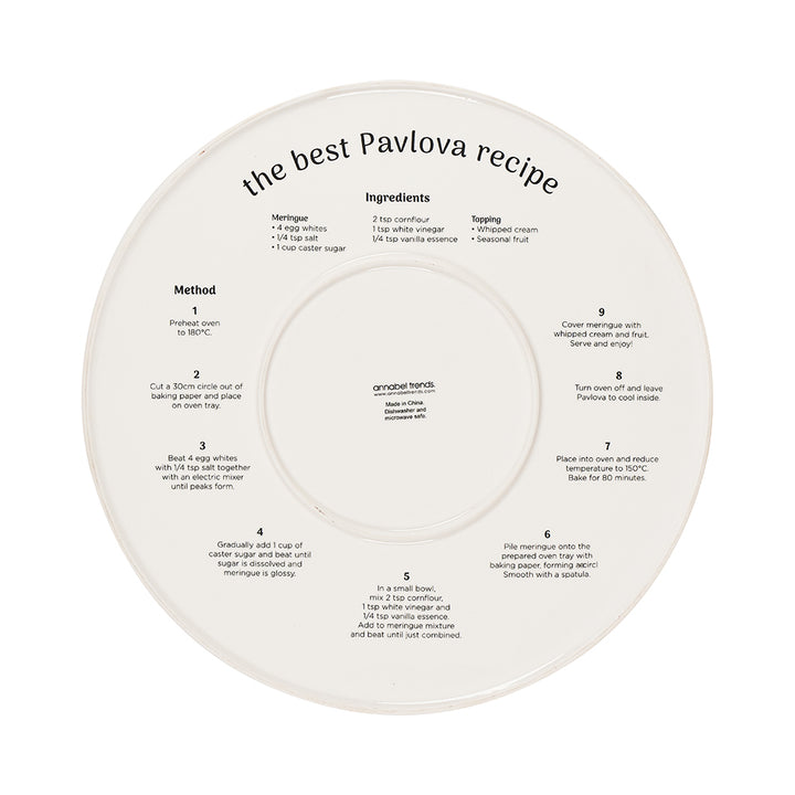 Annabel Trends Pavlova Serving Plate