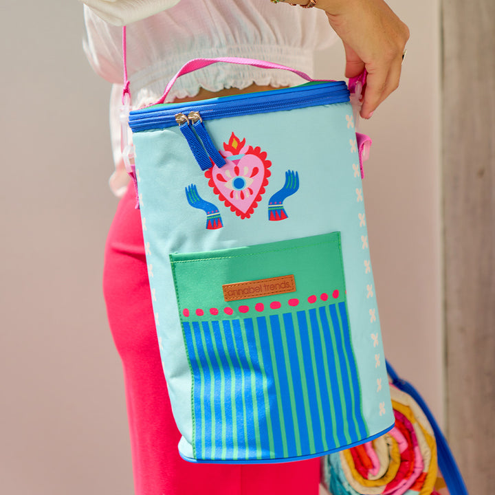 Annabel Trends fiesta picnic cooler barrel