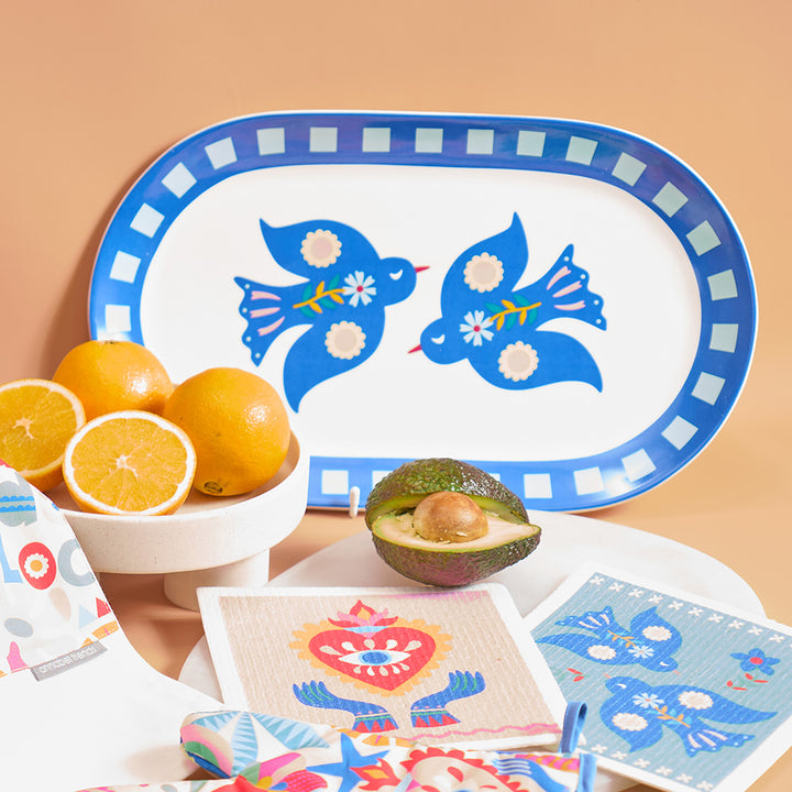annabel trends fiesta ceramic platter