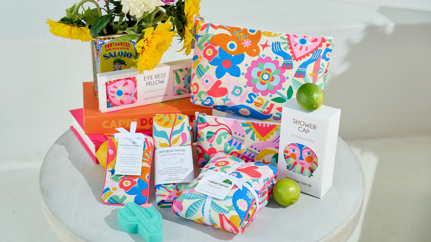 Annabel Trends Fiesta cotton bathroom range
