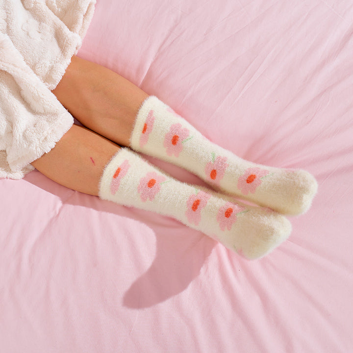 Fuzzy Bed Socks - Design