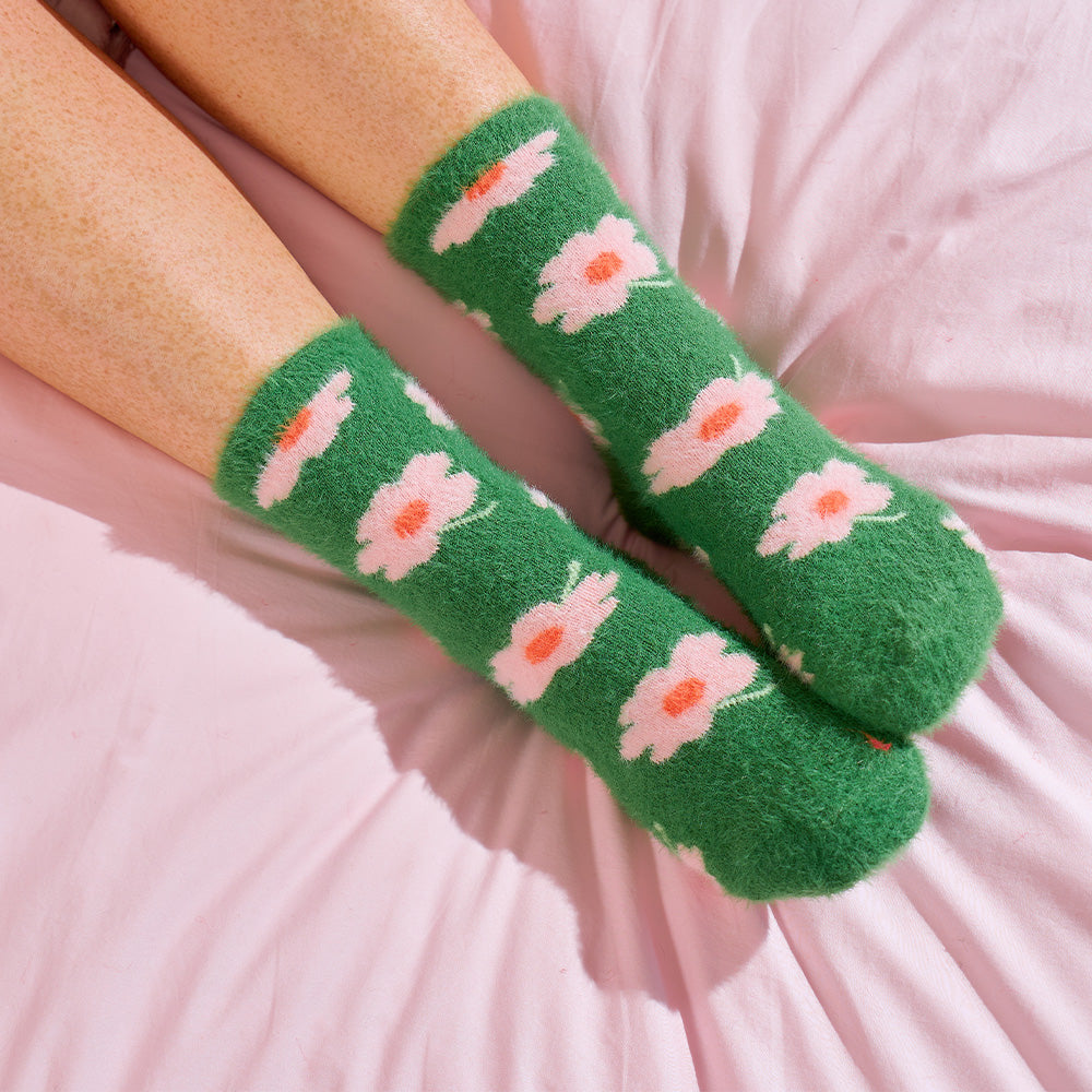Fuzzy Bed Socks - Design