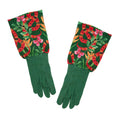 Long Sleeve Garden Gloves - Linen - Jungle Snake