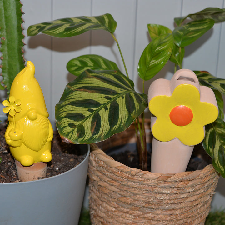 Annabel Trends Sprout Plant Waterers - flower and gnome