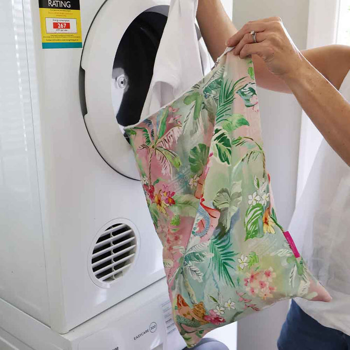 Laundry Bag - Linen Cotton - Tiki Island
