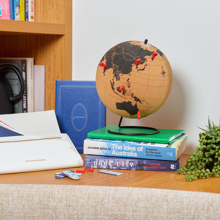 World Globe - Cork 20cm