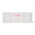 Waffle eye rest pillow packaging with 'annabel trends' branding on a white background