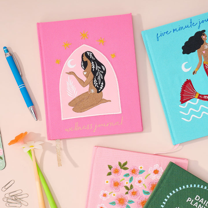 Journal - Wellness -  Embroidered Woman