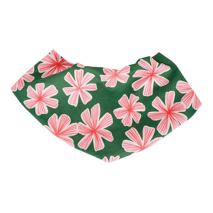 Baby's Bandana Bib Bold Blooms