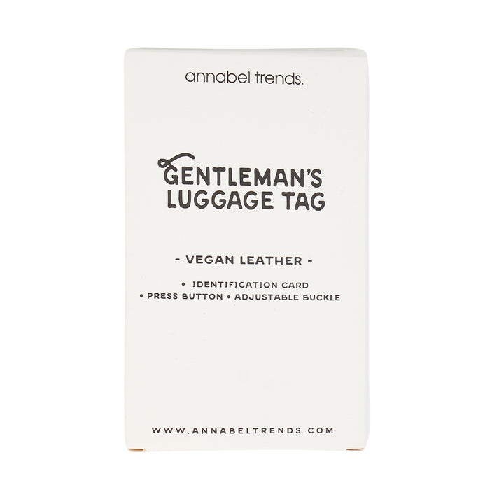 Gentlemans Luggage Tag