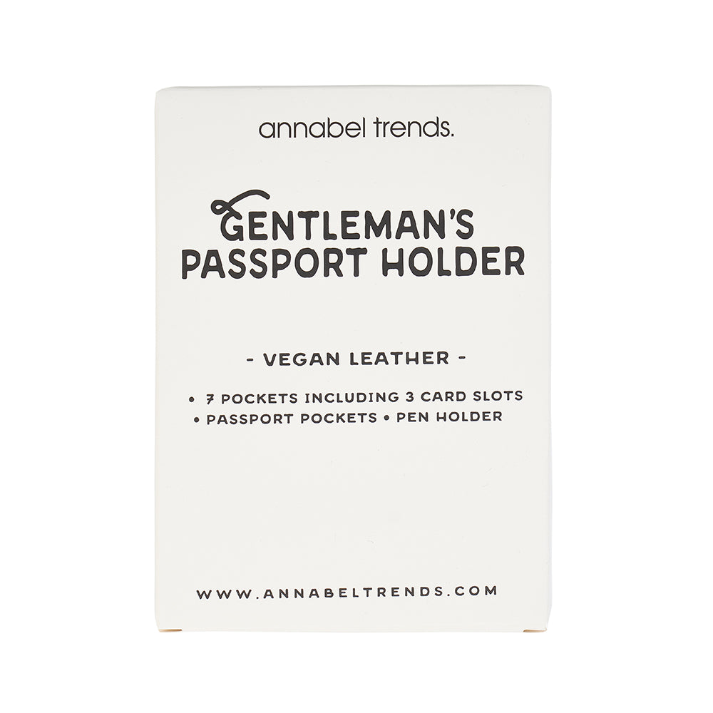 Gentlemans Passport Holder – Annabel Trends