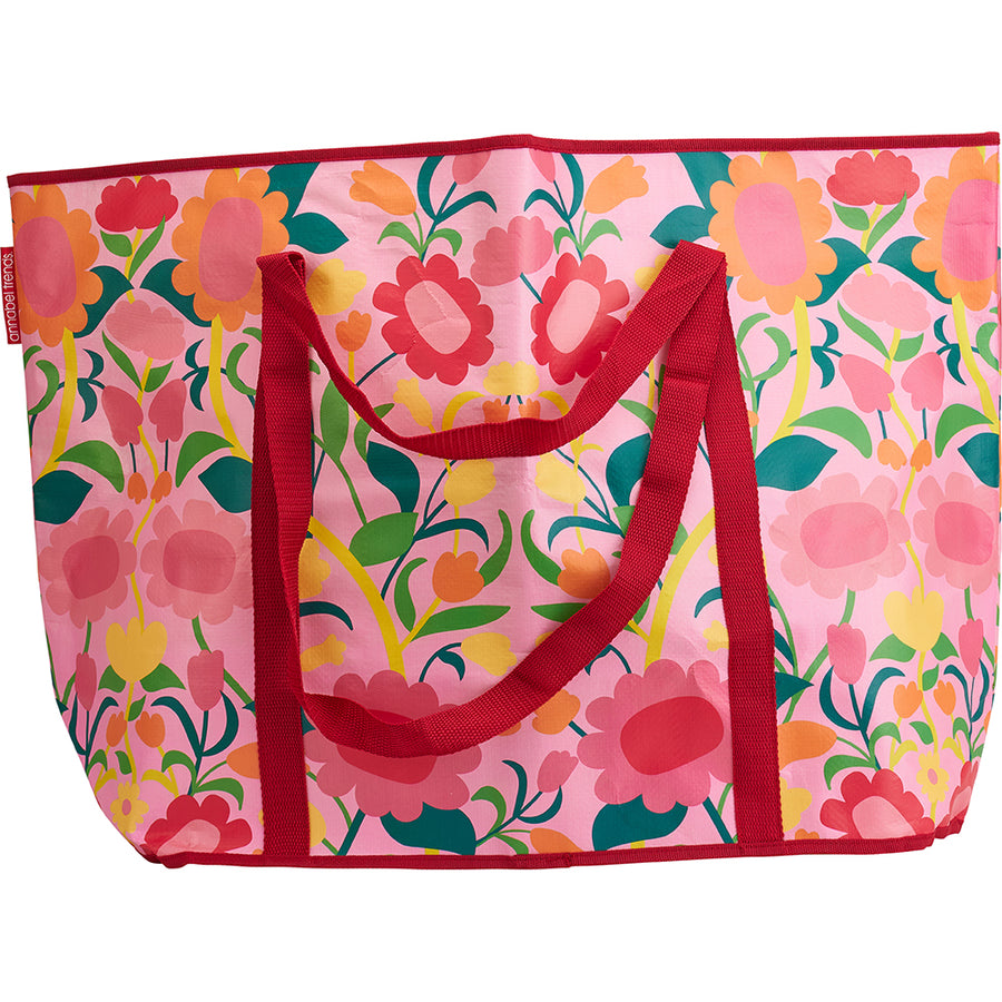 Jumbo Beach Bag - Flower Patch Design