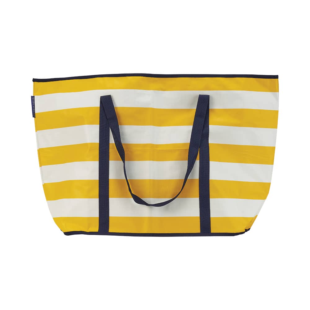 Beach Bag - Jumbo - Yellow Stripe