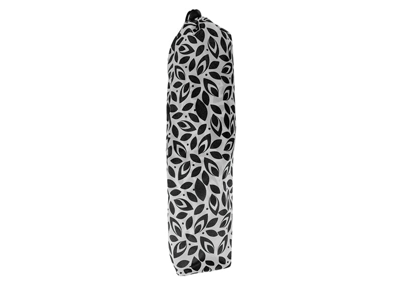 trolley bag - black leaf