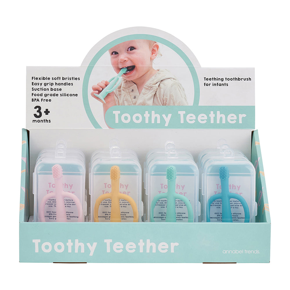 Silicone Toothy Teether - Counter Pack of 12