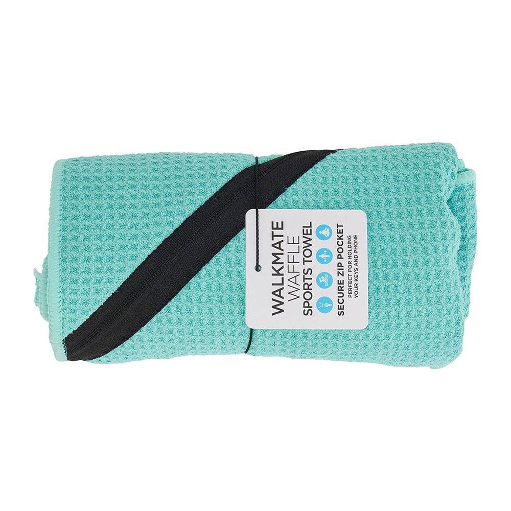 Sports towel with zip pocket deals