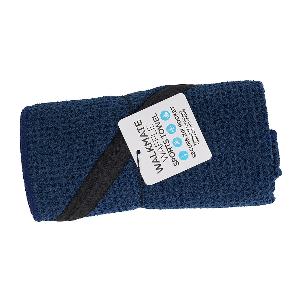 Sports towel with zip pocket clearance