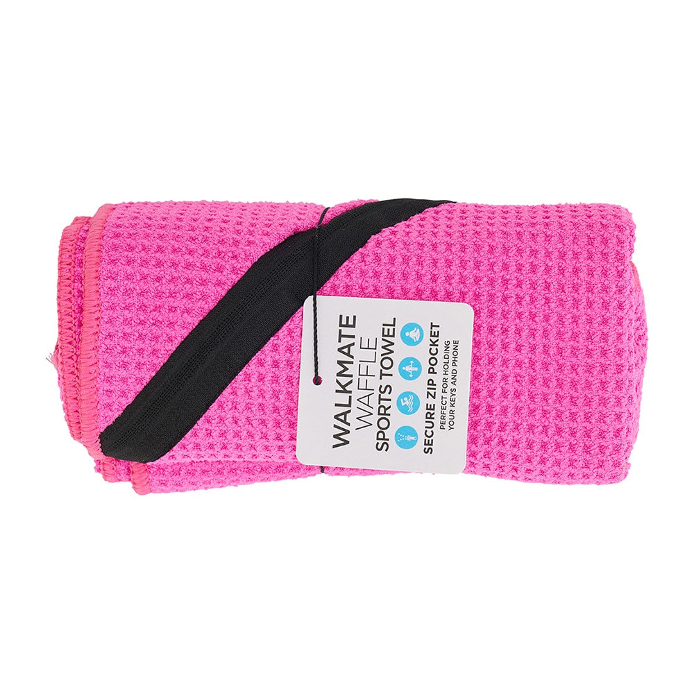 Sports towel with zip pocket cheap
