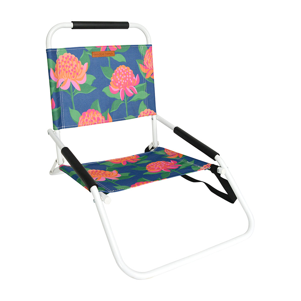 Beach Chair - Bright Waratah