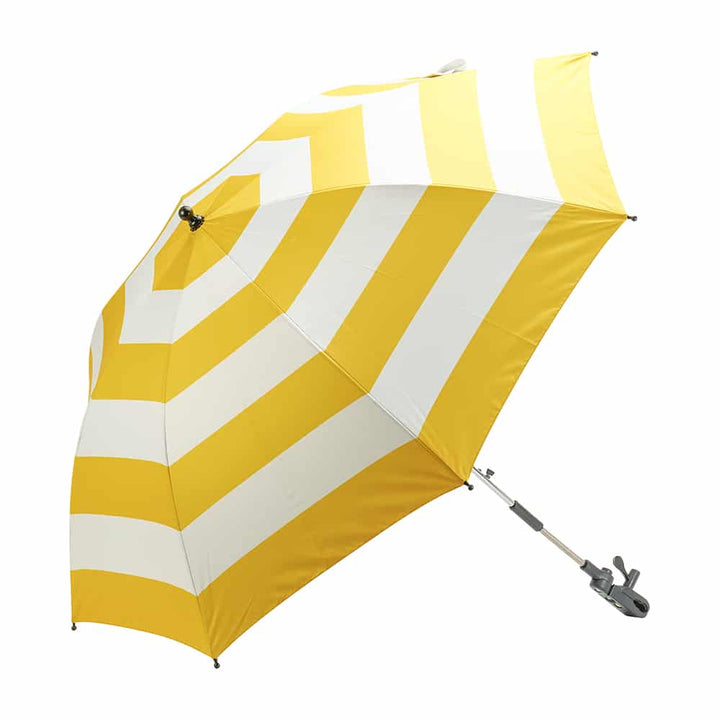 Beach Chair in yellow Stripe, attachable to most chairs