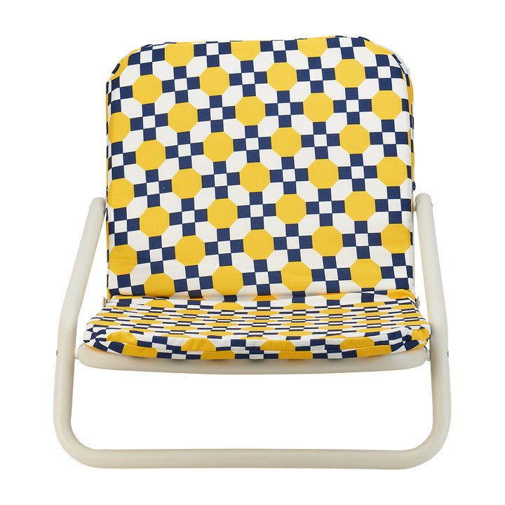 Deluxe Beach Chair - Retro Tile