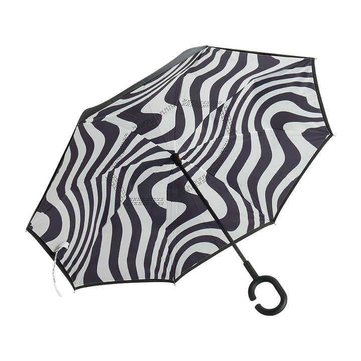 Reverse Umbrella - hypnotic swirl