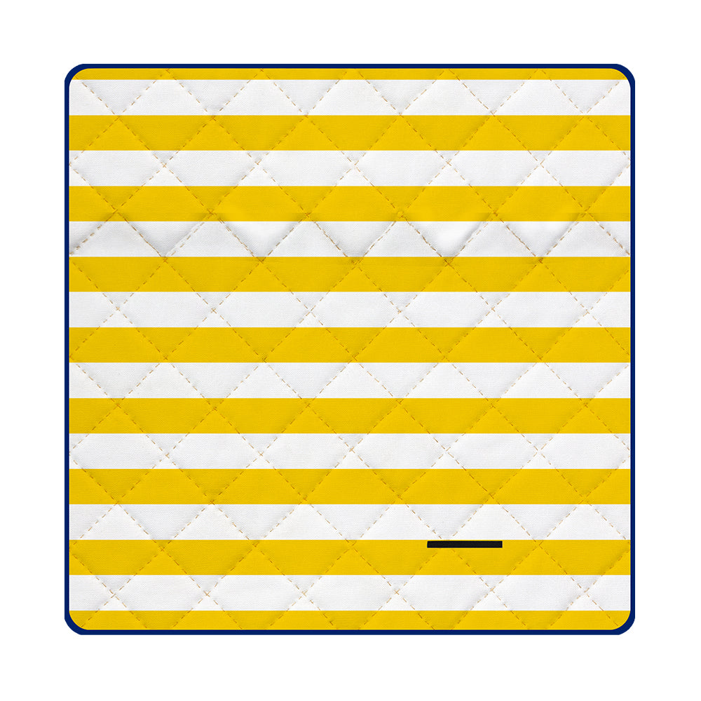 Picnic Mat - Yellow Stripe