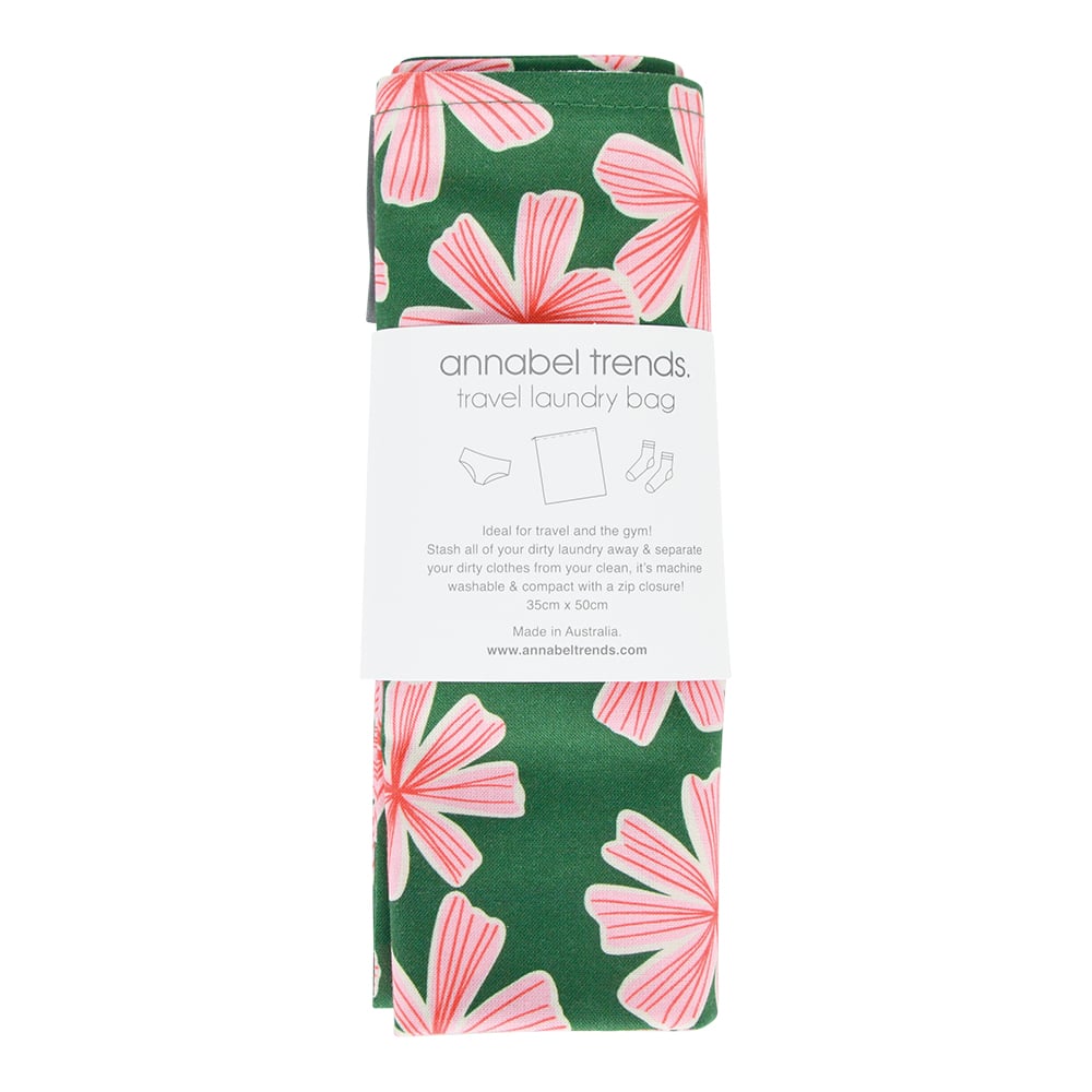 Laundry Bag - Cotton -  Bold Blooms