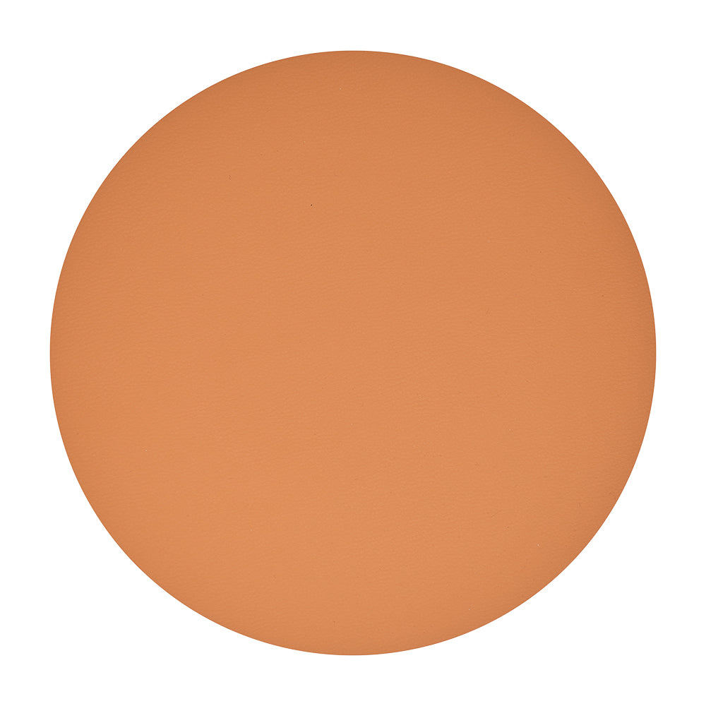Placemat Round - Recycled Leather